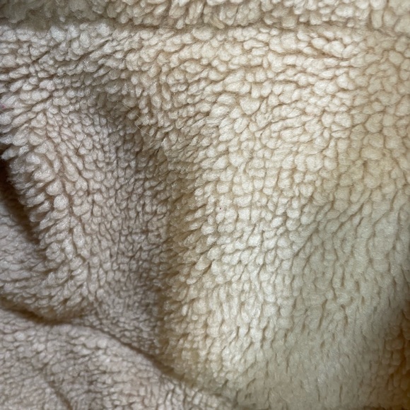 Zara Baby Brick Red Faux Sherpa Hooded Outerwear Jacket size 16/24 months - Picture 10 of 11